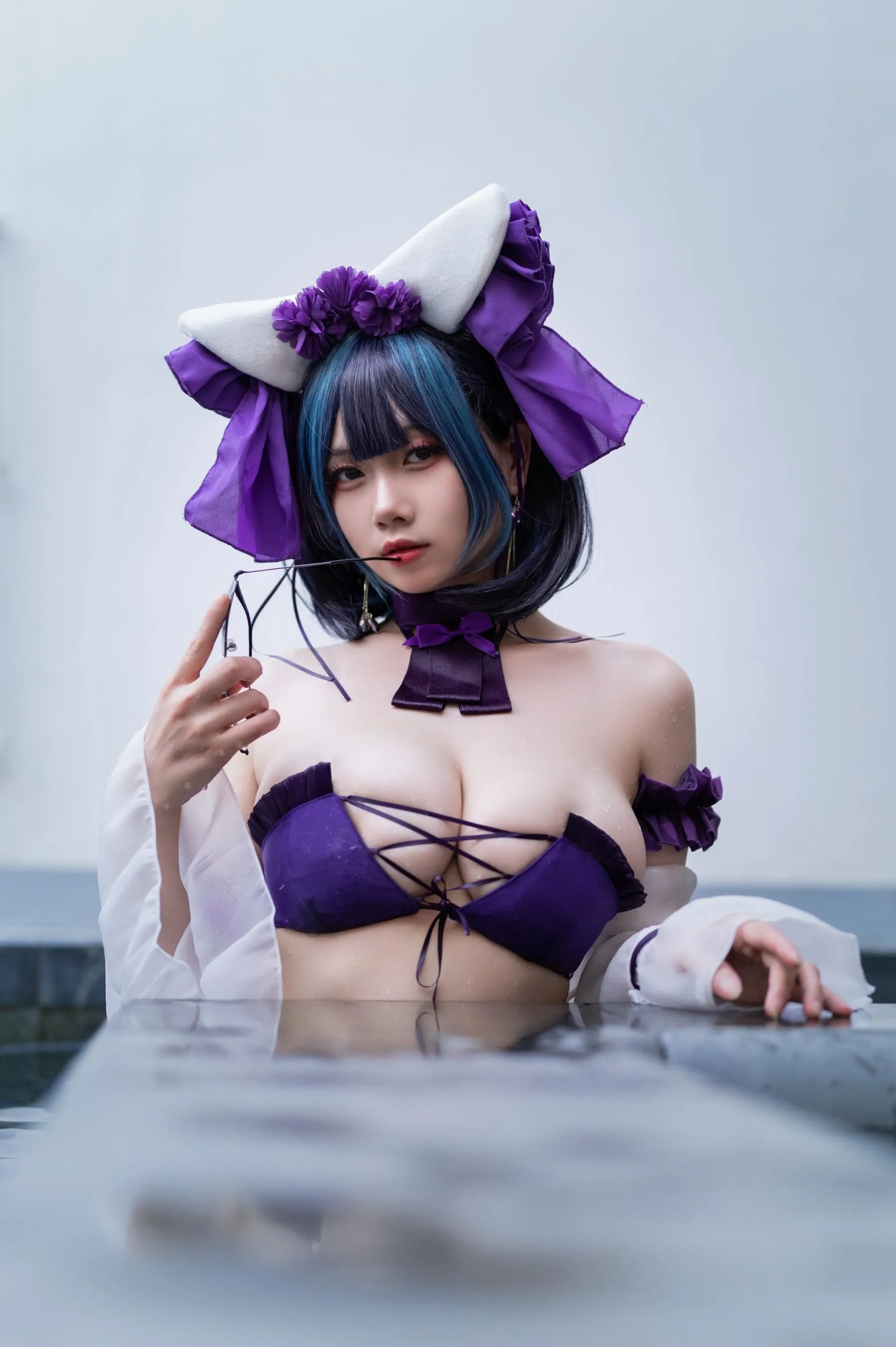 末夜787 – NO.14 舰长 柴郡泳装 [32P]插图1